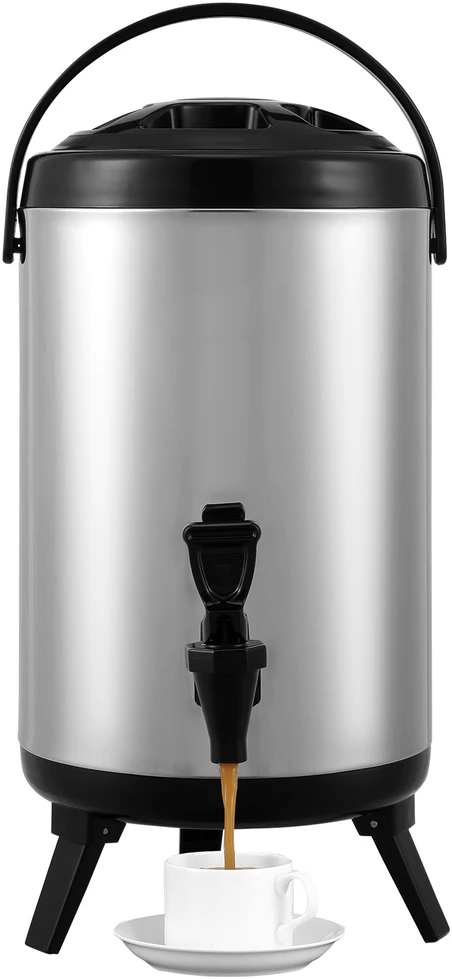 VEVOR Nerūdijančio plieno izoliacinis gėrimų dozatorius, 7.6 L