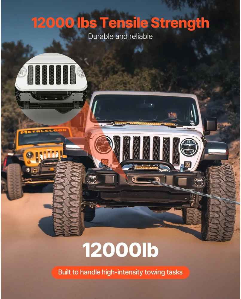 VEVOR Gervės laikiklis Jeep Wrangler JL/JLU