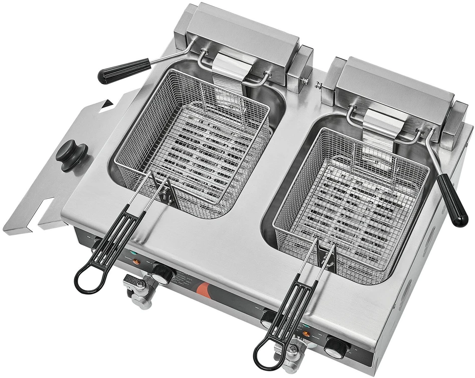 VEVOR Elektrinė dviguba gruzdintuvė 3000W stalviršiuje