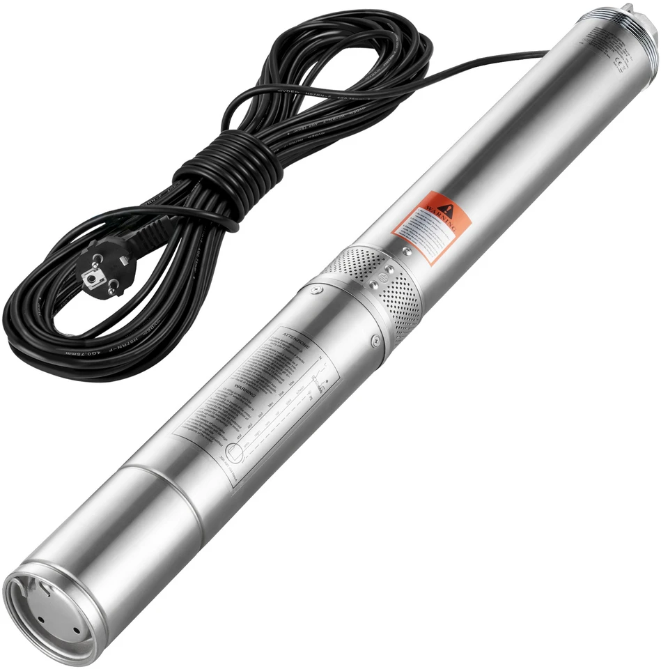 VEVOR giluminis panardinamas vandens siurblys 750W 230V