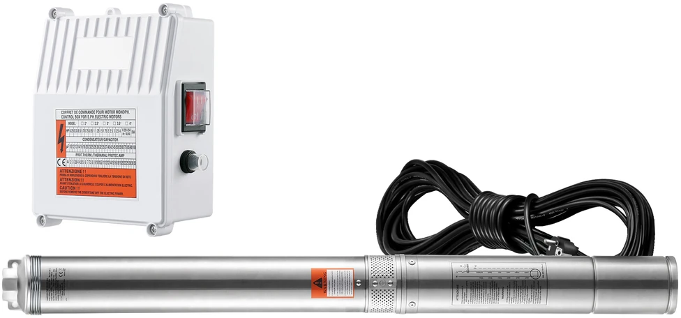 VEVOR Giluminis panardinamasis siurblys 1500W 108m