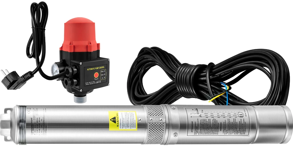 VEVOR giluminis siurblys 750 W 230V, automatinis jungiklis