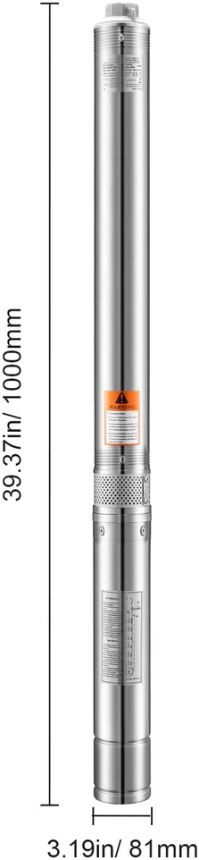 VEVOR 750W giluminis povandeninis siurblys