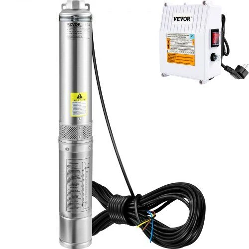 VEVOR Giluminis vandens siurblys, 370W 230V, nerūdijantis plienas