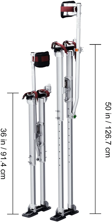 VEVOR Reguliuojami aliuminiai kojokai gipso kartonui 91-127 cm