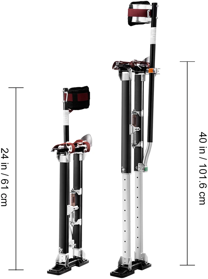VEVOR Aliuminiai gipso kartono kojų stiltai 61-101,6 cm