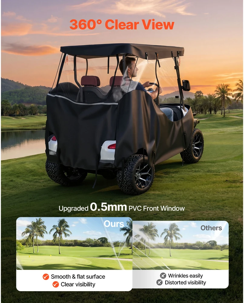 VEVOR Golf automobilių gaubtas 2&2+2 keleiviams