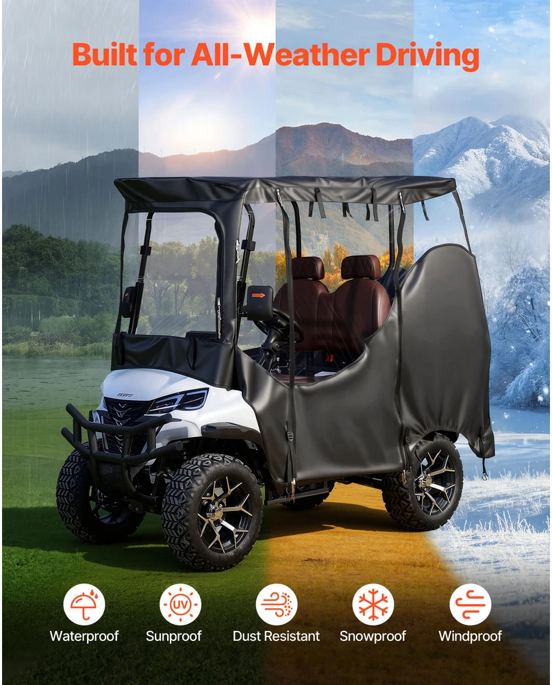 VEVOR Golf automobilių gaubtas 2&2+2 keleiviams