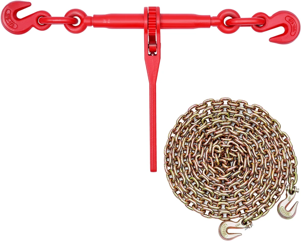 VEVOR Grandininis ratchetas 1 cm x 3 m G80 tvirtinimui