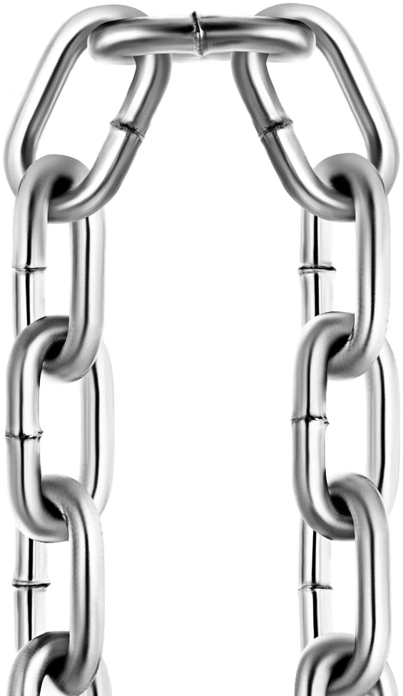 VEVOR Cinkuota plieninė grandinė 5 mm x 30,5 m 498 kg