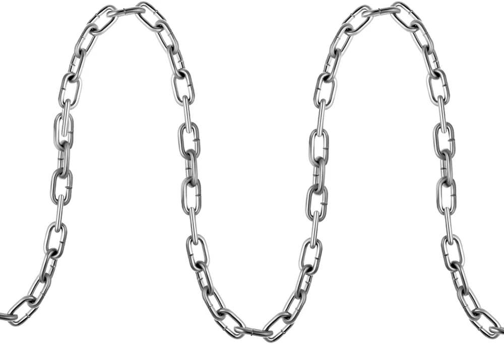 VEVOR Cinkuota plieninė grandinė 5 mm x 30,5 m 498 kg