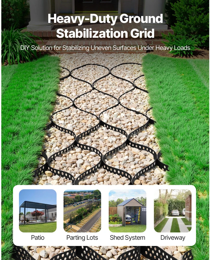 VEVOR 2 cm gylio geotinklas žvyro stabilizavimui