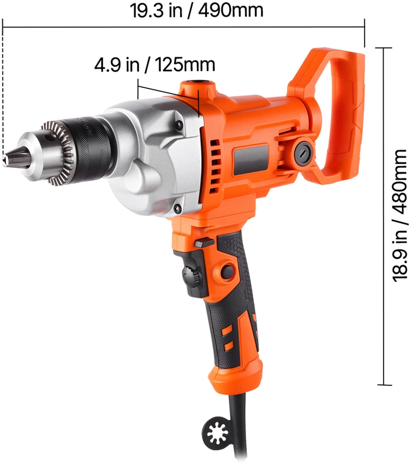 VEVOR Elektrinis gręžtuvas maišytuvas 15,89 mm