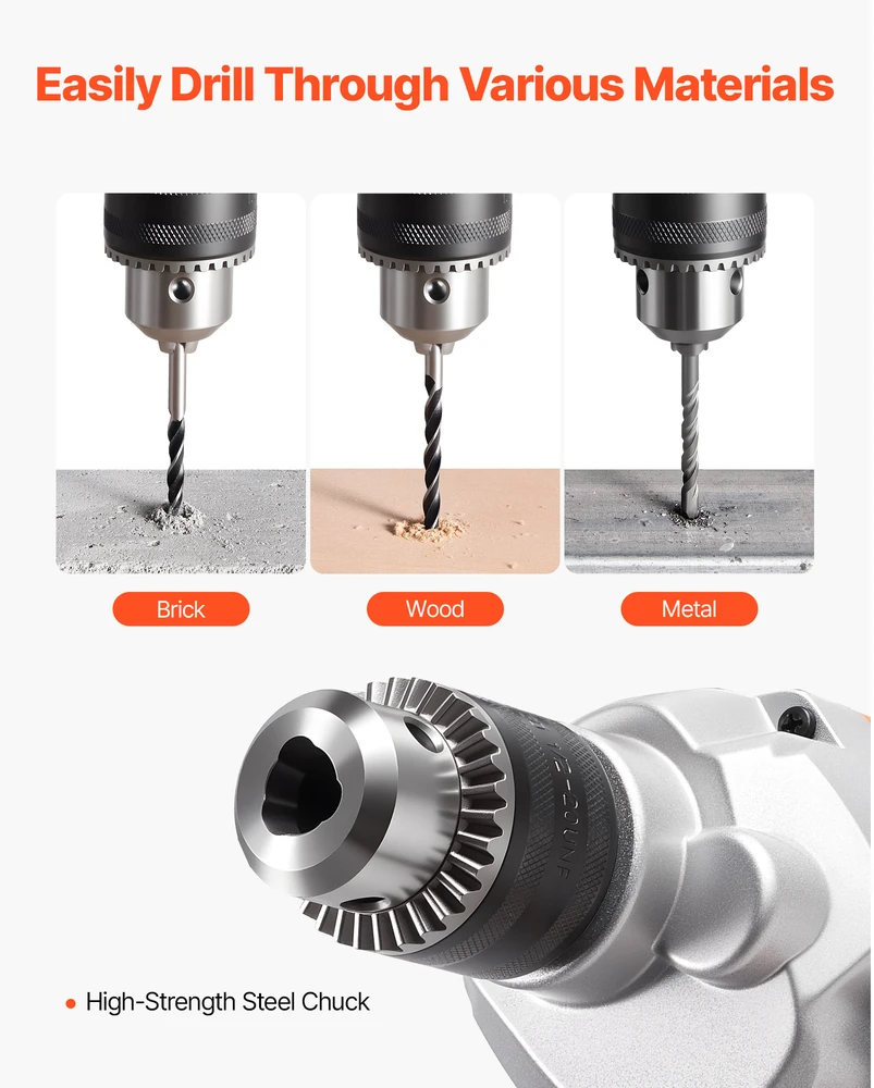 VEVOR Elektrinis gręžtuvas maišytuvas 15,89 mm