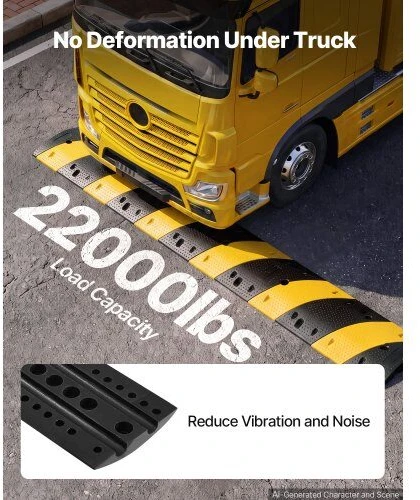 VEVOR 1000 mm gumos greičio kalnelis, 2 vnt.