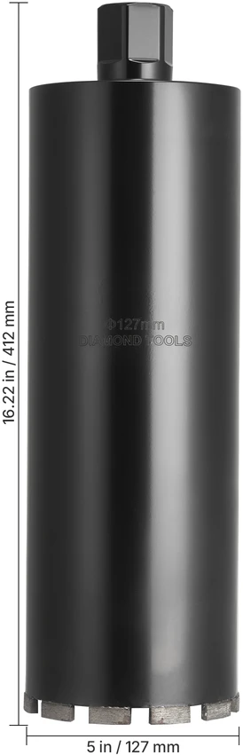 VEVOR Griovelio gręžtuvėlis betonui ir mūrui 127 mm