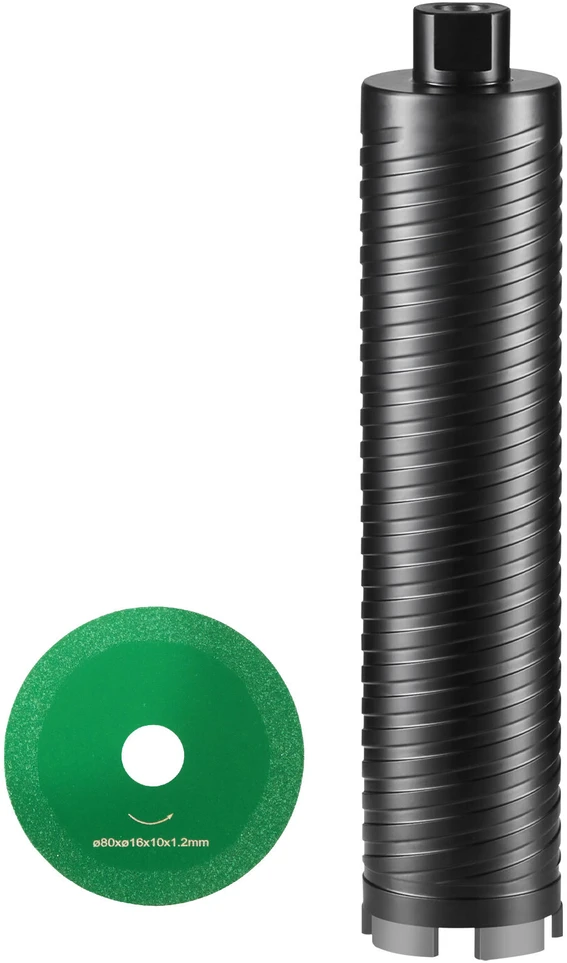 VEVOR Deimantinė šerdies grąžto galvutė 63,5 mm, 241 mm gylis