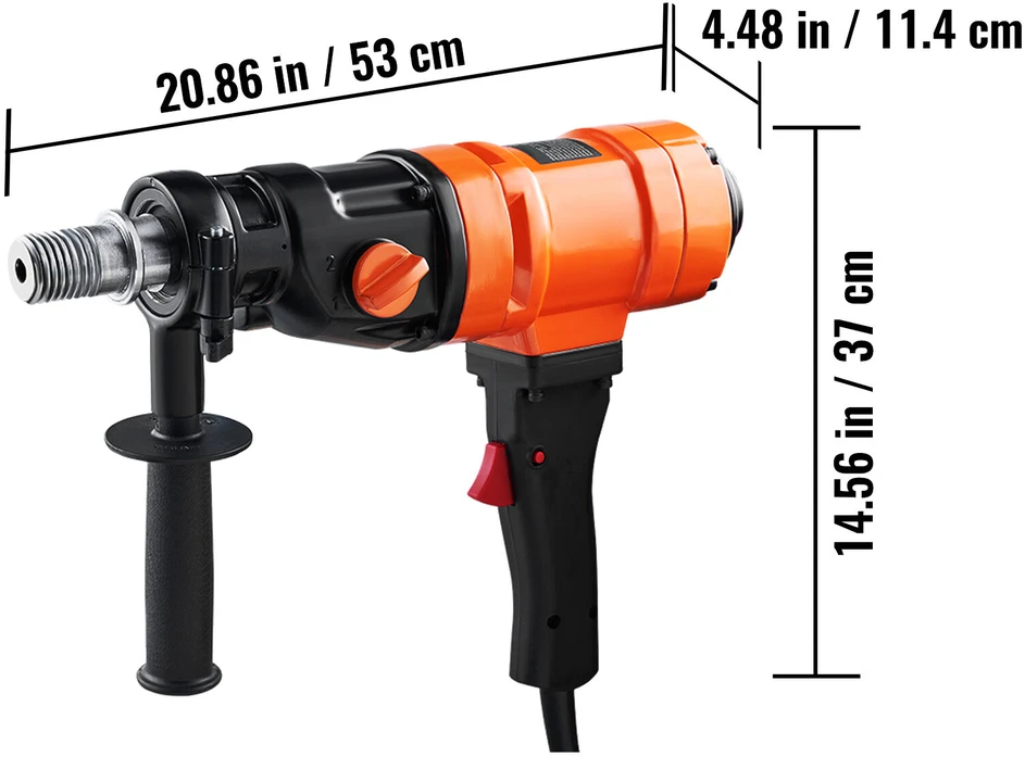 VEVOR Rankinis deimantinis gręžimo įrenginys, 1500W