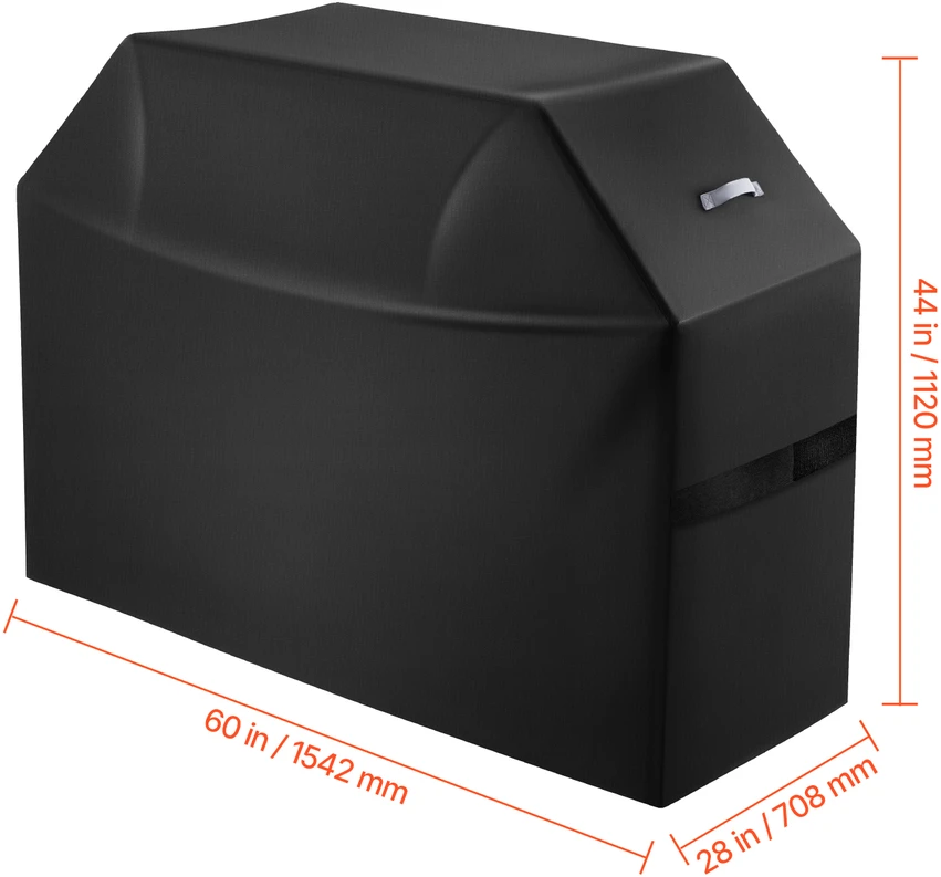 VEVOR 60 cm ilgio atspari vandeniui grilio uždanga