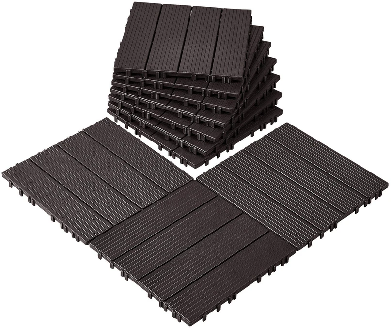 VEVOR Terasos plytelių rinkinys 12x12 cm