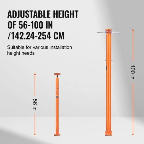 VEVOR Reguliuojama namų atraminė kolona 142-254 cm