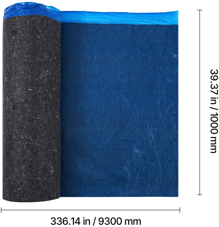 VEVOR Grindų paklotas 9.3 m²/roll, 3 mm storio