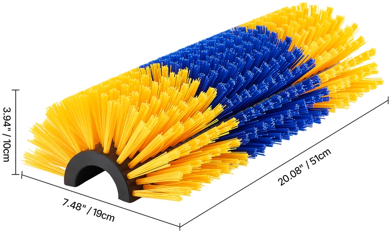 VEVOR Gyvūnų draskymo šepetys arkliams, 6 vnt., 51 cm