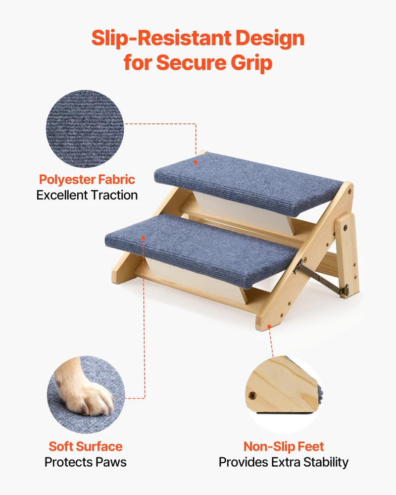 Mediniai laipteliai augintiniams VEVOR ZD-25DOG04, 50 kg apkrova