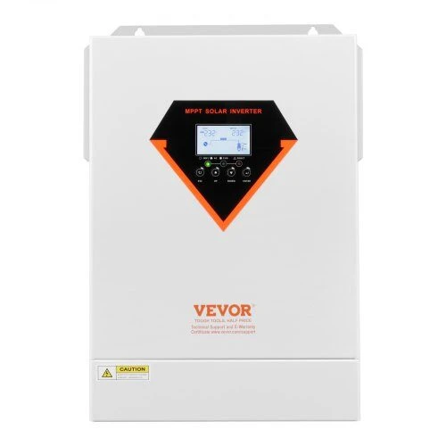 VEVOR Hibridinis saulės inverteris su įkrovikliu 6000W