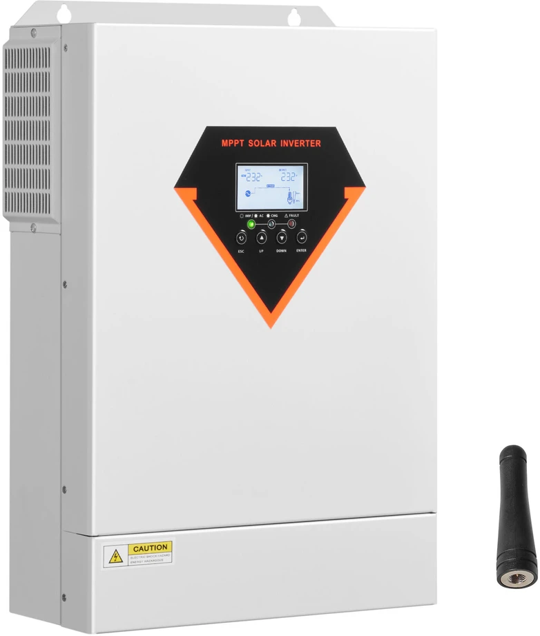 VEVOR Hibridinis saulės inverteris su įkrovikliu 6000W