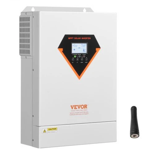 VEVOR Hibridinis saulės inverteris su įkrovikliu 6000W