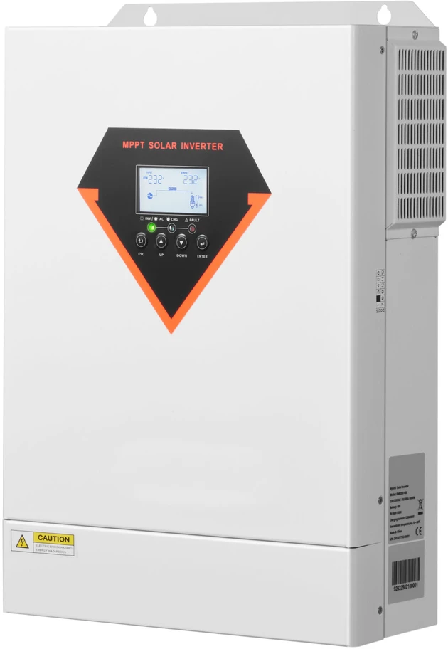 VEVOR Hibridinis saulės inverteris su įkrovikliu 6000W