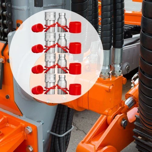 VEVOR Hidraulinis greitas sujungimas su 1/2" NPT sriegine jungtimi