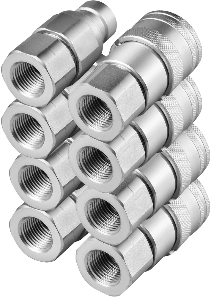 VEVOR Hidraulinis greitas sujungimas su 1/2" NPT sriegine jungtimi