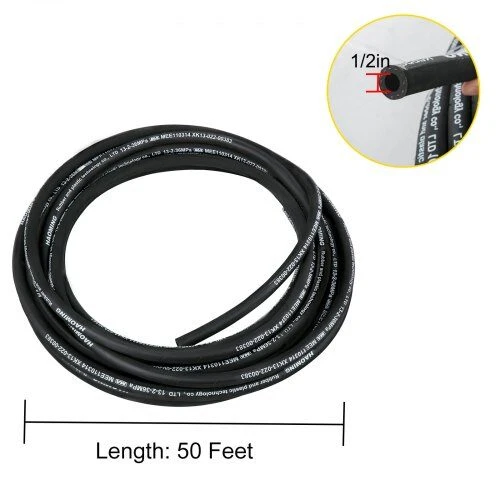VEVOR Hidraulinė žarna 1/2" 50 pėdų 5000 PSI