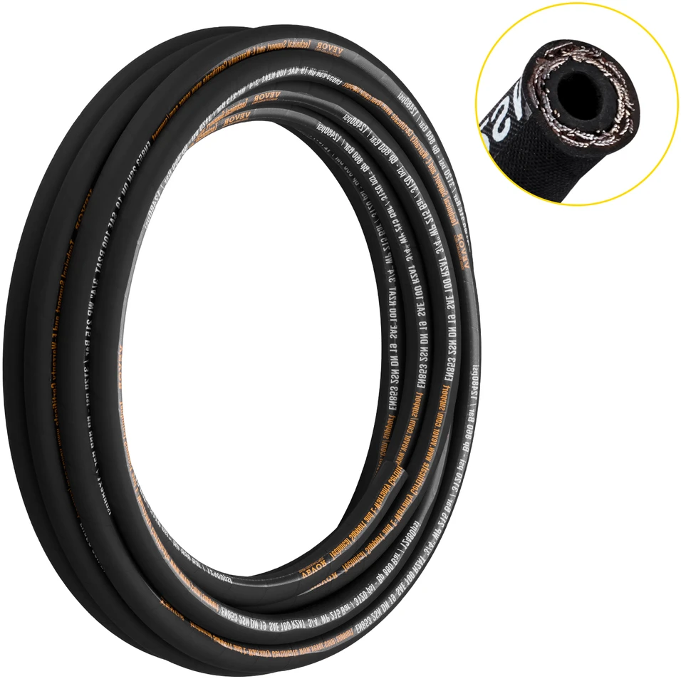 VEVOR Hidraulinė žarna 3/4 col. x 15 m, įvyniota
