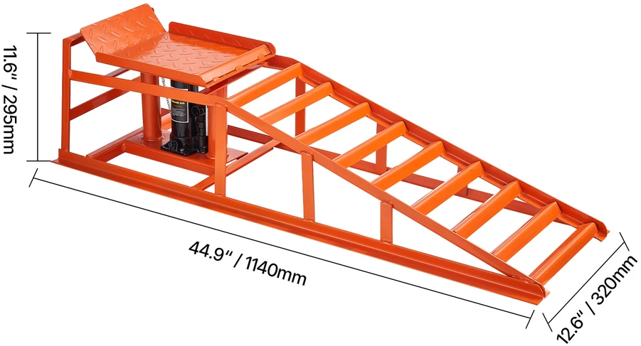 VEVOR Hidrauliniai automobilių keltuvai, 2 vnt, 5T