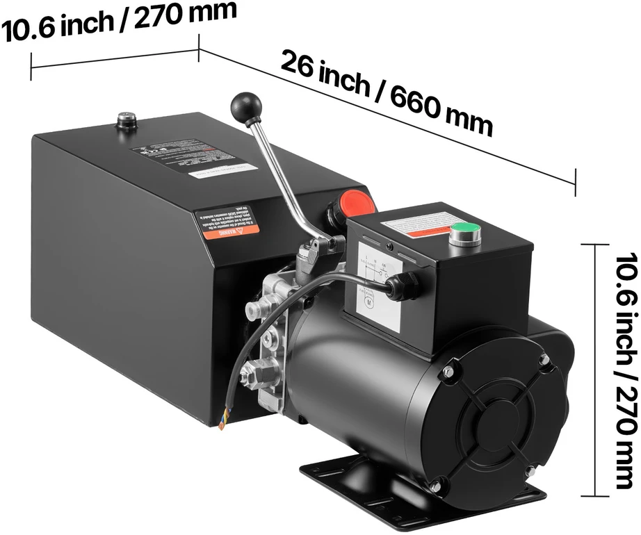 VEVOR Hidraulinis siurblys AC 220V, 15 litrų talpos