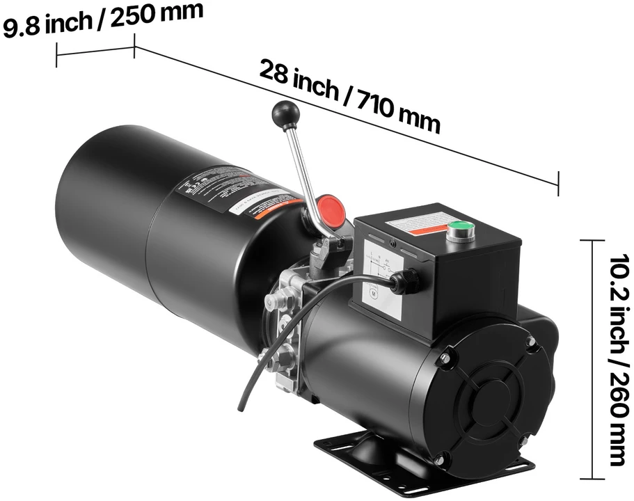 VEVOR Hidraulinis siurblys naudoti kėlimui 220V