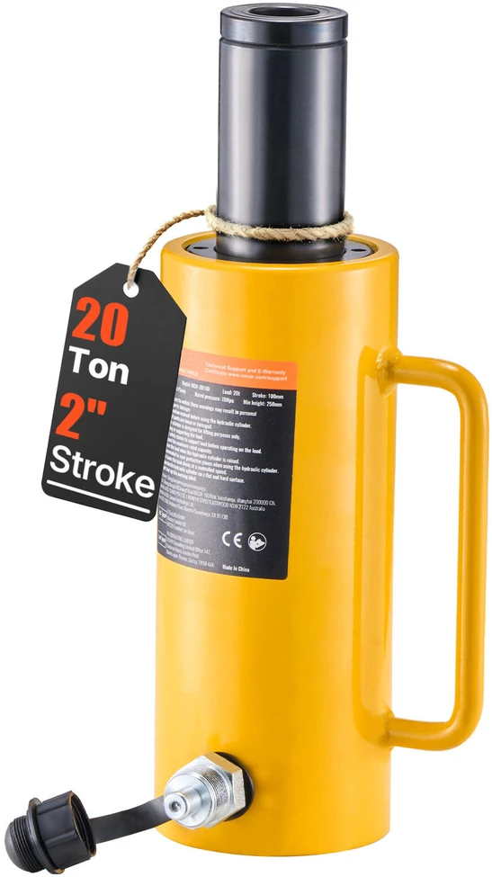 VEVOR 20T 100mm tuščiaviduris hidraulinis domkratas