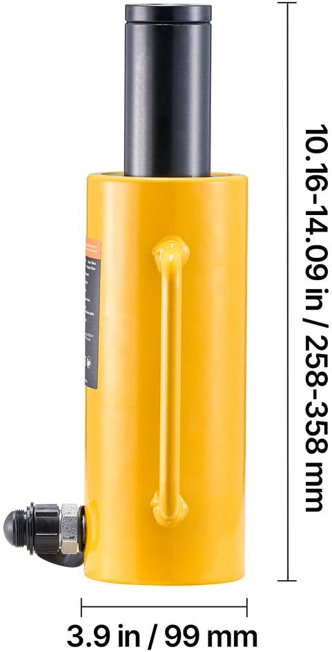 VEVOR 20T 100mm tuščiaviduris hidraulinis domkratas