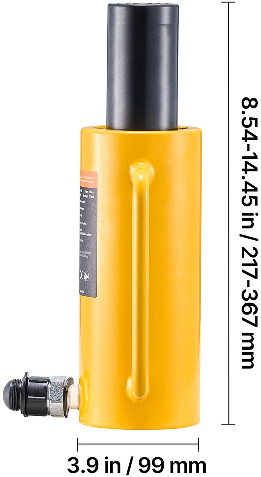 VEVOR Hidraulinis cilindro keltuvas, 20 tonos