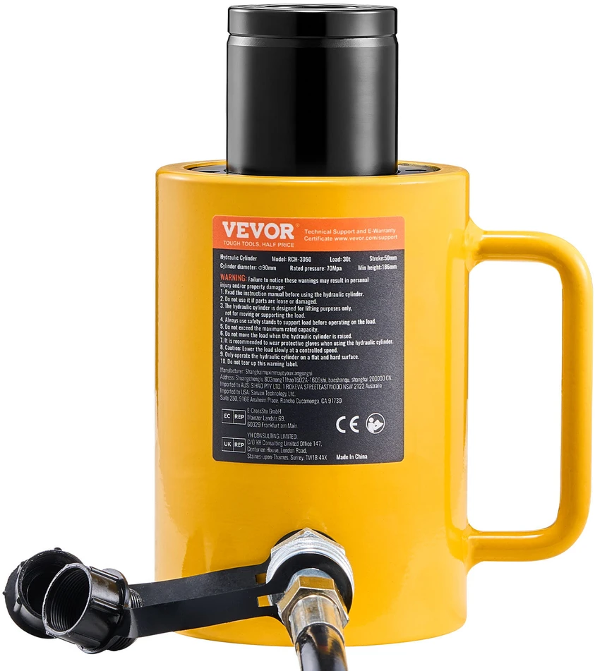VEVOR 30t 50mm cilindrinis hidraulinis kėliklis