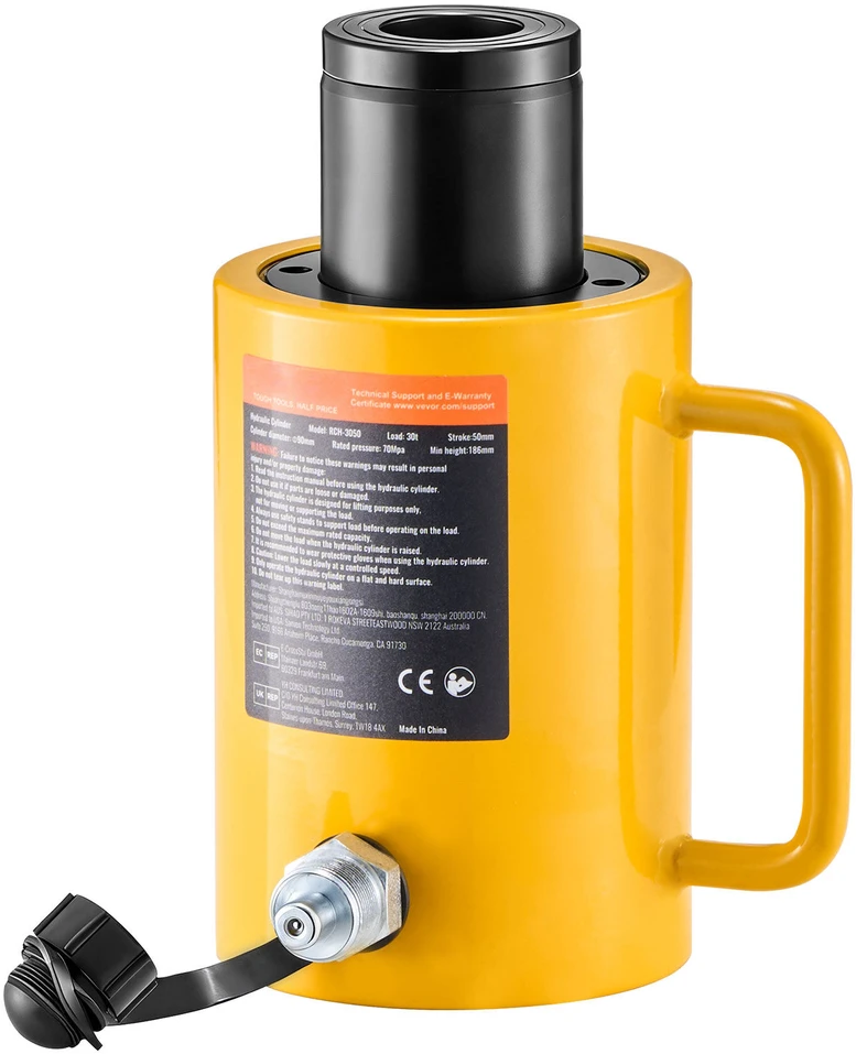VEVOR 30t 50mm cilindrinis hidraulinis kėliklis