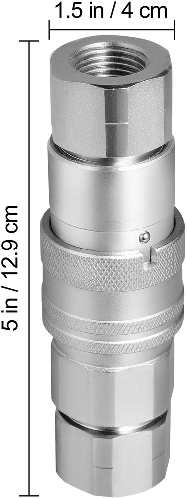 VEVOR Hidraulinė greito jungimo jungtis – 1/2 colio NPT