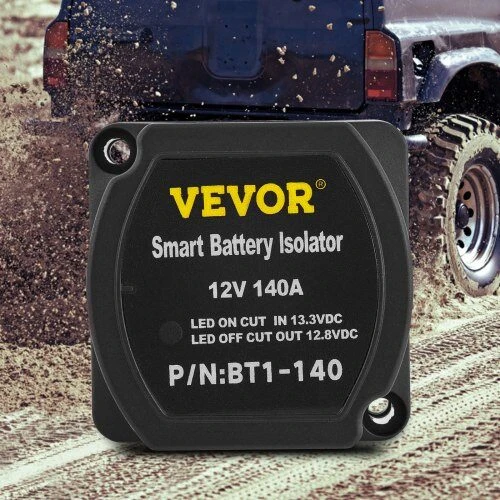 VEVOR Automatinis akumuliatorių izoliatorius 12V 140AMP