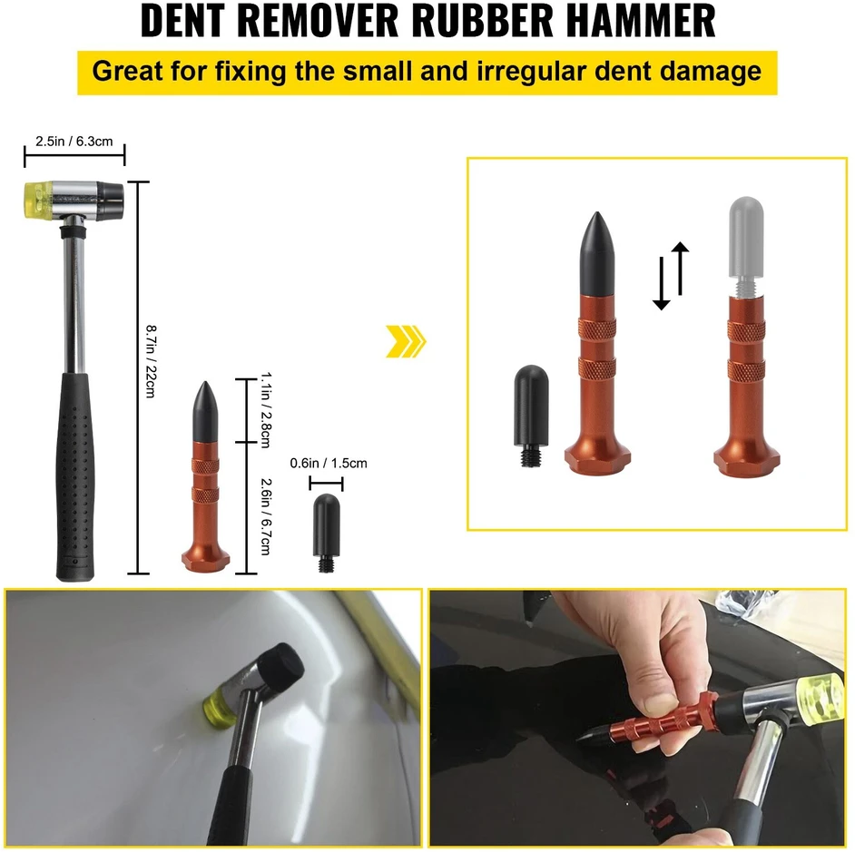 VEVOR Dažų nepažeidžiantis įlenkimų šalinimo rinkinys
