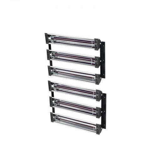 VEVOR Infraraudonųjų spindulių šildytuvas dažymo kabinoms, 2 komplektai, 3000W