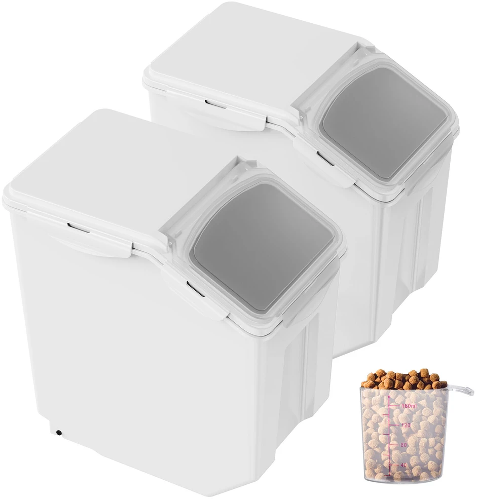 VEVOR Laikymo konteineriai su dozatoriais 2 x 15L