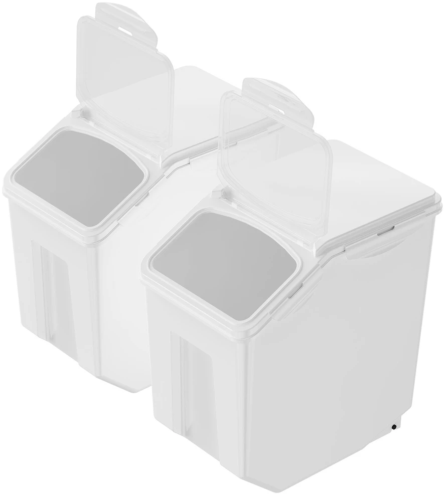 VEVOR Laikymo konteineriai su dozatoriais 2 x 15L